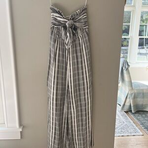 L*Space Monochrome Striped Jumpsuit
